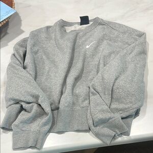 Nike Heather Gray Crewneck Sweatshirt
